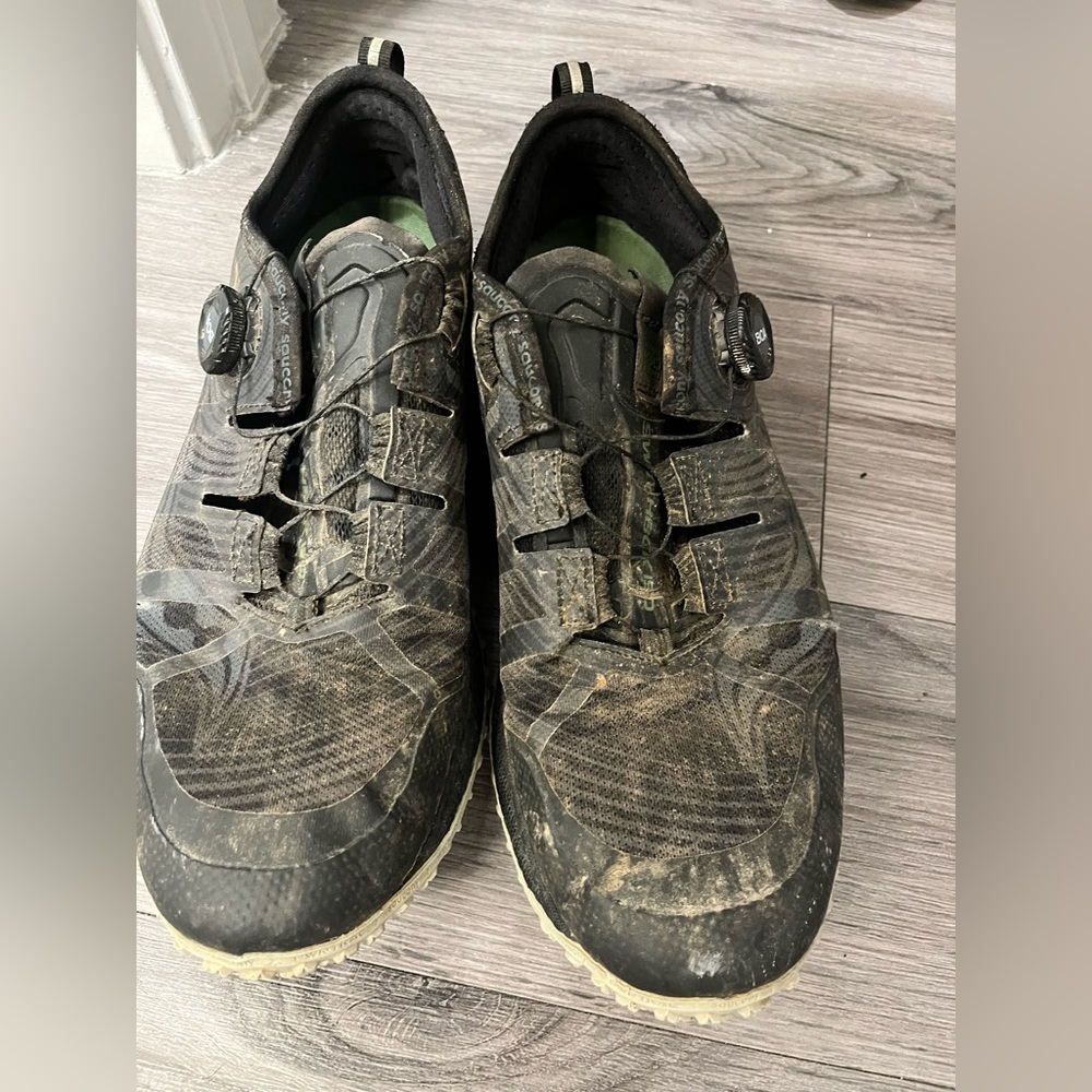 Saucony trail shoes, size 12